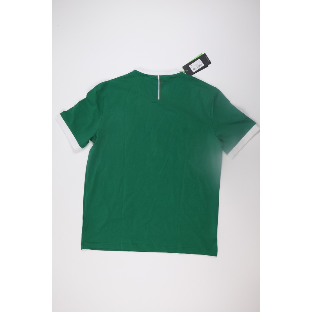 Hugo Boss T-Shirt Mexico Flag Ringer Stretch Large Green Cotton Casual - Picture 2 of 6